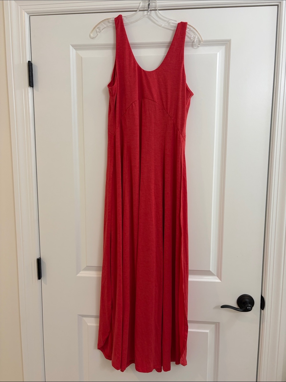 HALARA Red Sleeveless Maxi Dress